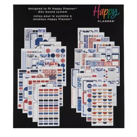 The Happy Planner Shibori Sticker Booklet - Picture 6 of 9